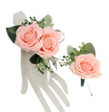 Choose Your Rose Color - Realistic Touch Lifelike Rose Boutonniere or Corsage