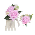 Choose Your Rose Color - Realistic Touch Lifelike Rose Boutonniere or Corsage