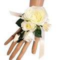 Elegant Keepsake Wrist Corsage with Choice of Rose Colors for Special Events