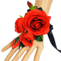 Elegant Keepsake Wrist Corsage with Choice of Rose Colors for Special Events