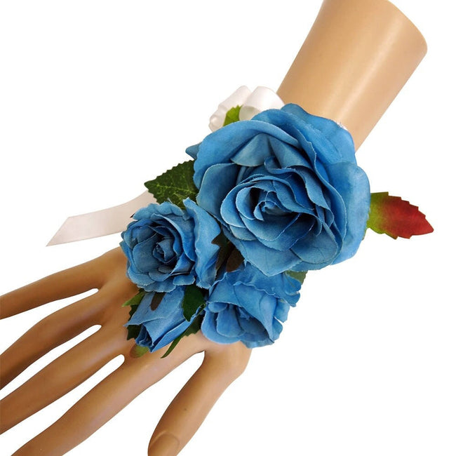 Elegant Keepsake Wrist Corsage with Choice of Rose Colors for Special Events