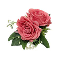 Choose Your Rose Color - Realistic Touch Lifelike Rose Boutonniere or Corsage