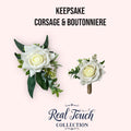 Luxurious Real Touch Rose Corsage & Boutonniere Set for Special Occasions