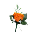Customizable Artificial Rose Corsage or Boutonniere for Special Events