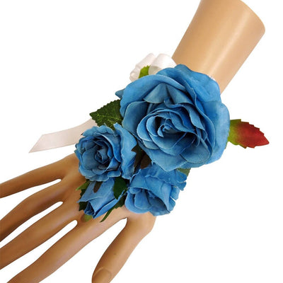 Elegant Keepsake Wrist Corsage with Choice of Rose Colors for Special Events
