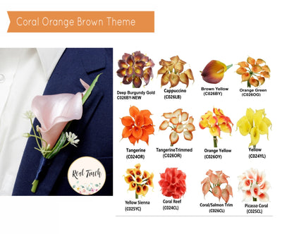 Elegant Green Calla Lily Boutonniere - Customizable Keepsake with Natural Fillers