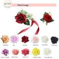 Customizable Real Touch Classic Rose Boutonniere or Corsage