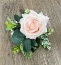 Elegant Real Touch Artificial Rose Corsage or Boutonniere
