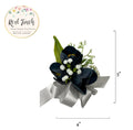 Elegant Real Touch Faux Tulip Boutonniere Corsage - Water Resistant for Any Event