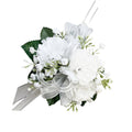 Elegant Wrist Corsage with Customizable Carnation and Ribbon Colors