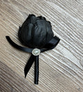 Elegant Peony Wrist Corsage and Boutonniere Set for Weddings and Special Events
