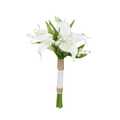 Calla Lily and Lily of the Valley Bouquet - Artificial Wedding Bouquets - Angel Isabella