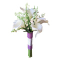 Calla Lily and Lily of the Valley Bouquet - Artificial Wedding Bouquets - Angel Isabella