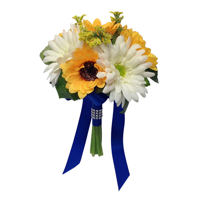 7.5" Bouquet-Sunflowers and Daisy - Angel Isabella