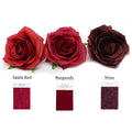 Rose bouquet- bridesmaid flower girl 2-color pick rose and ribbon color - Angel Isabella