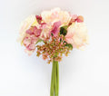 Rose Flower Bouquet with Hydrangea and seeds