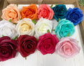 Loose Flowers-Silk Rose perfect for making Bouquet corsage centerpiece picture frame arch decors - Angel Isabella