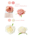 Loose Flowers-Silk Rose perfect for making Bouquet corsage centerpiece picture frame arch decors - Angel Isabella