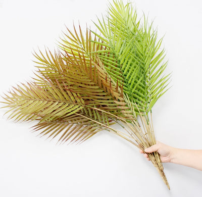31" Quality Artificial lifelike Palm leaves -15 stems per bush